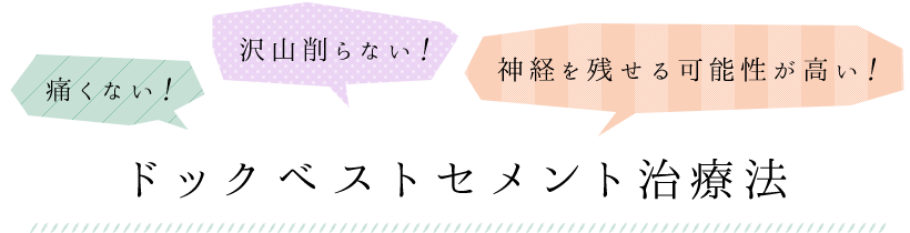 ドックベストセメント治療法