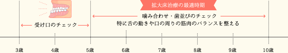 拡大床治療の最適時期